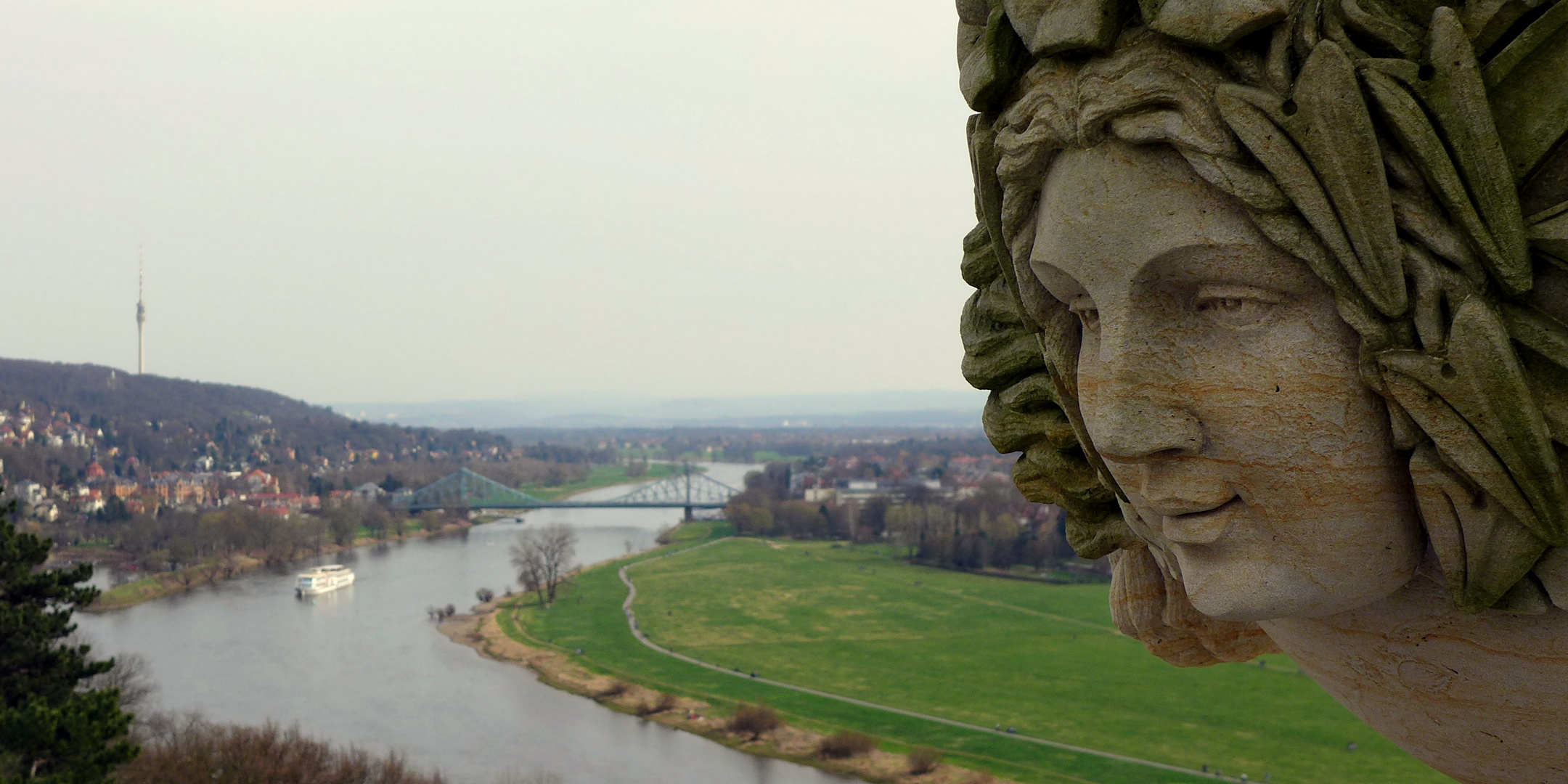 die Elbwiesen, wenn der Frühling kommt