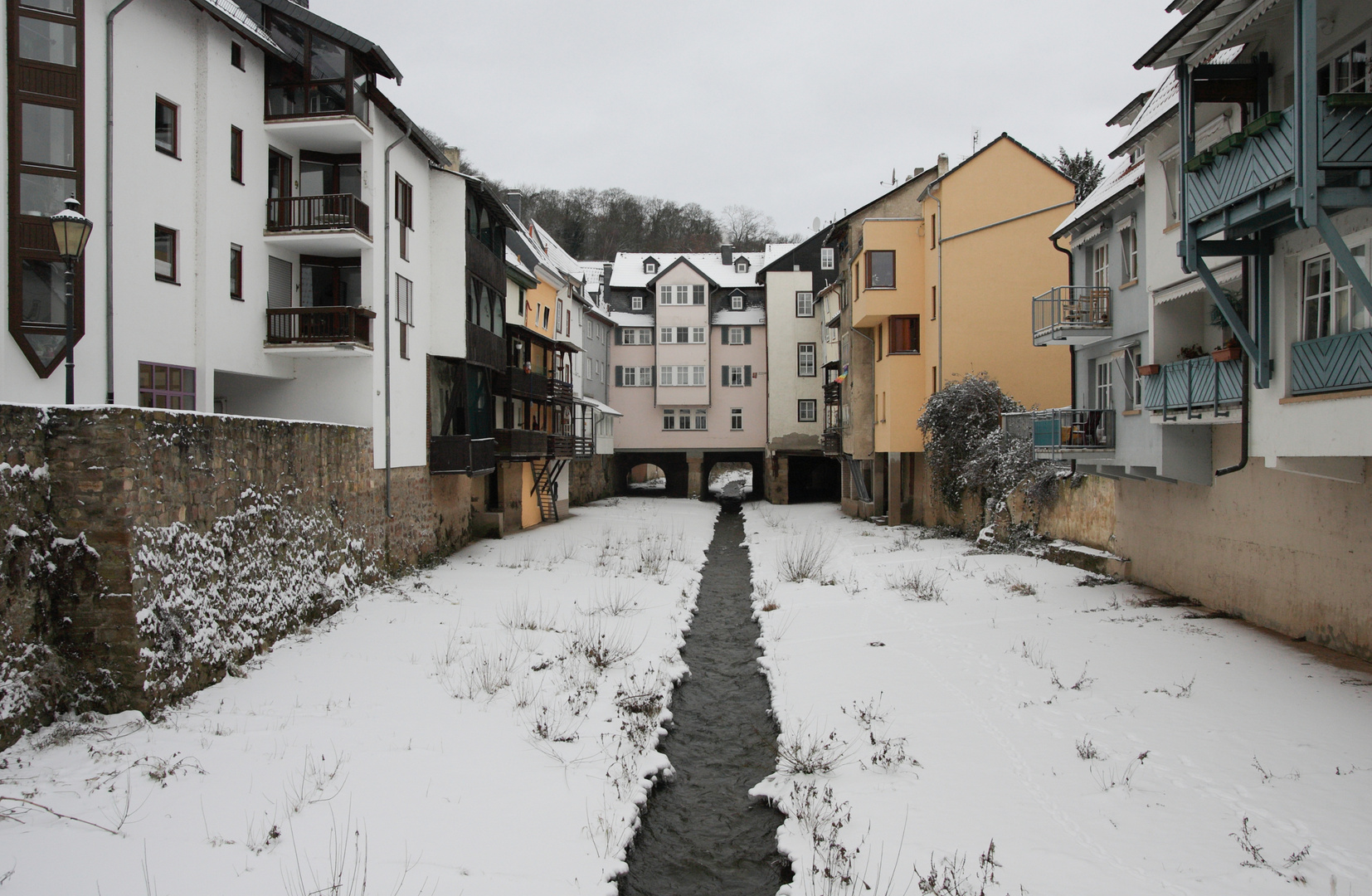 Die Ellerbach im Winter