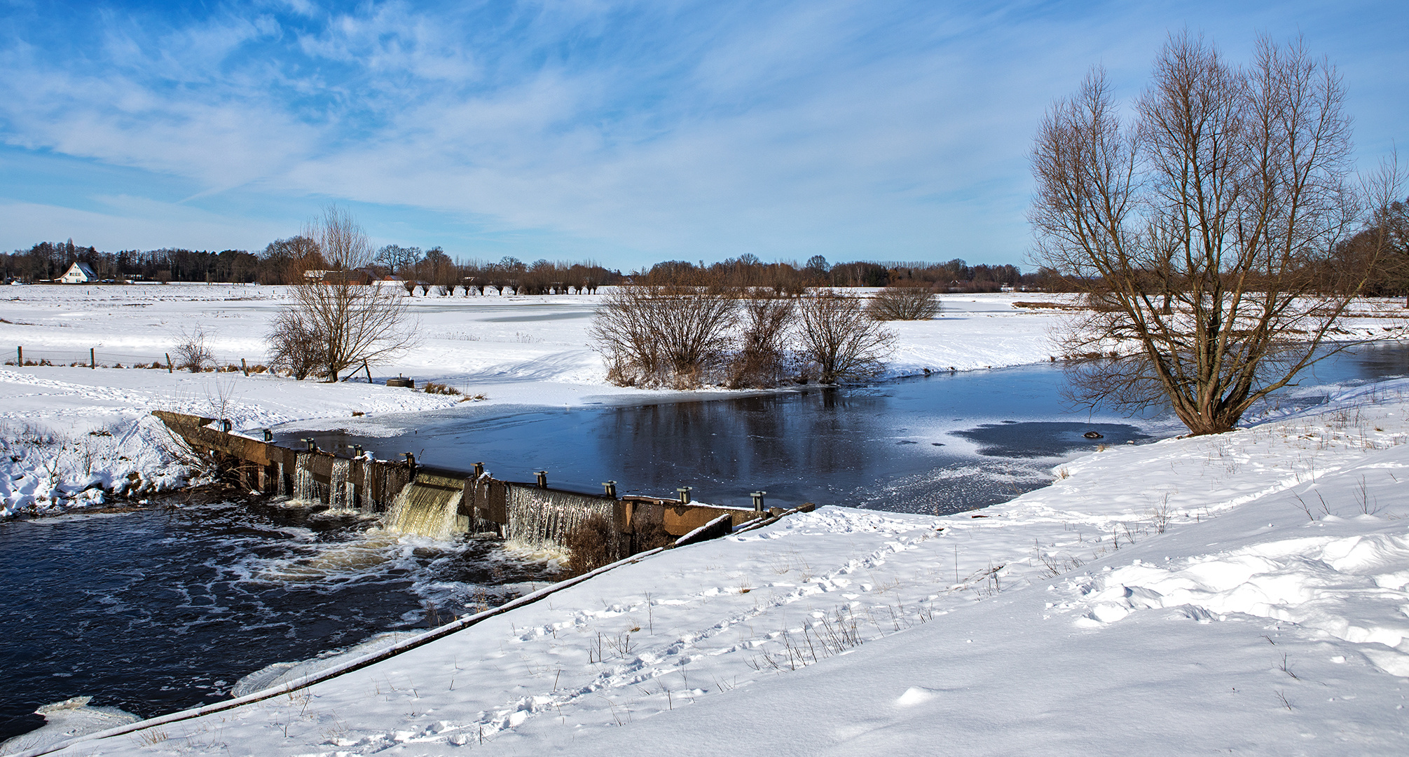 Die Ems im Winter 001 