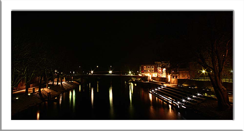 Die Emsbrücke in Rheine...