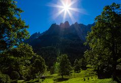 Die Engelhörner im Gegenlicht