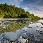 Die Enns bei Niedrigwasser