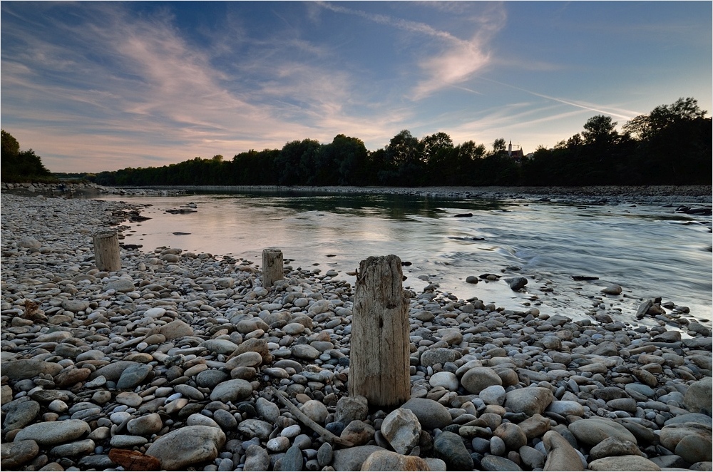 Die Enns bei Niedrigwasser II