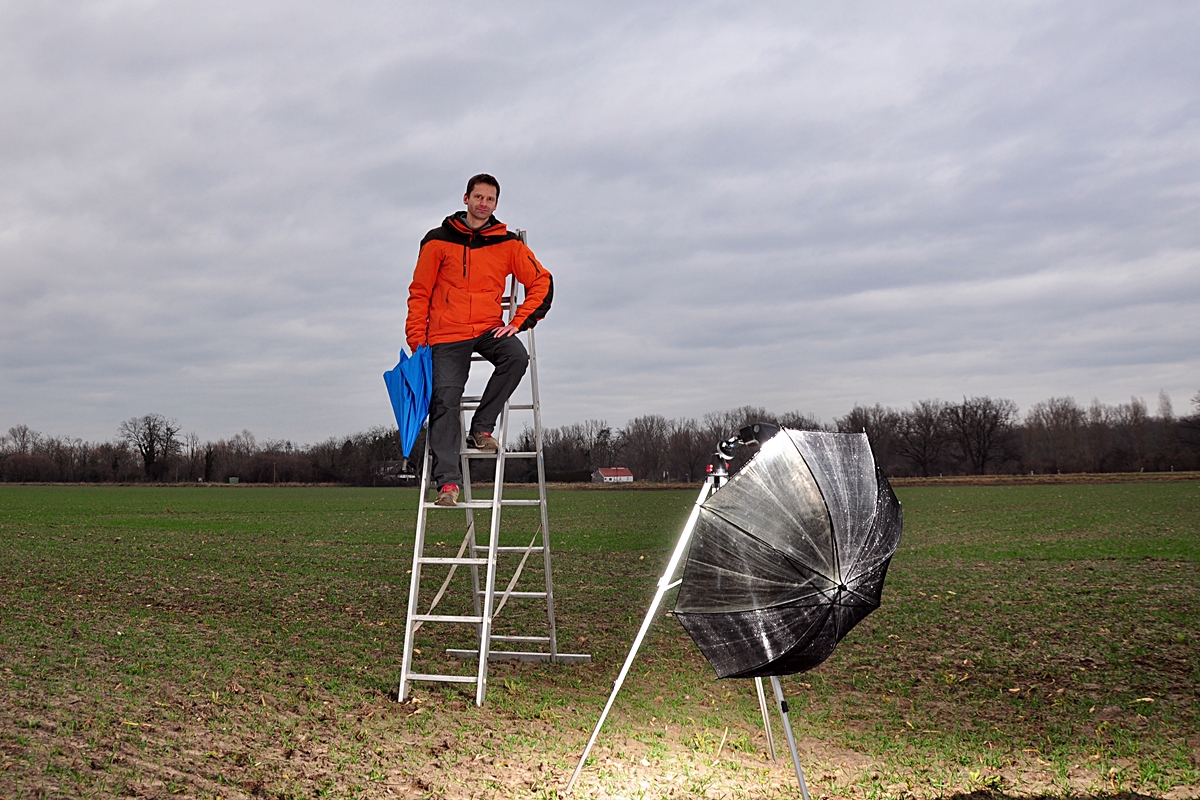 Die Entstehung - der fliegende Fotograf