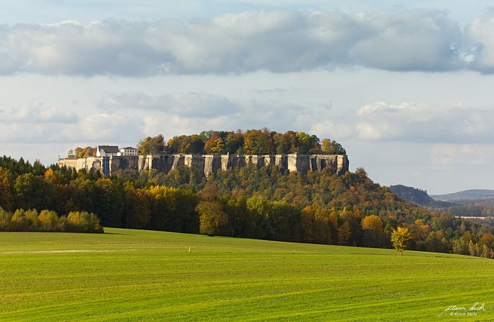 die erhabene Burg Königstein