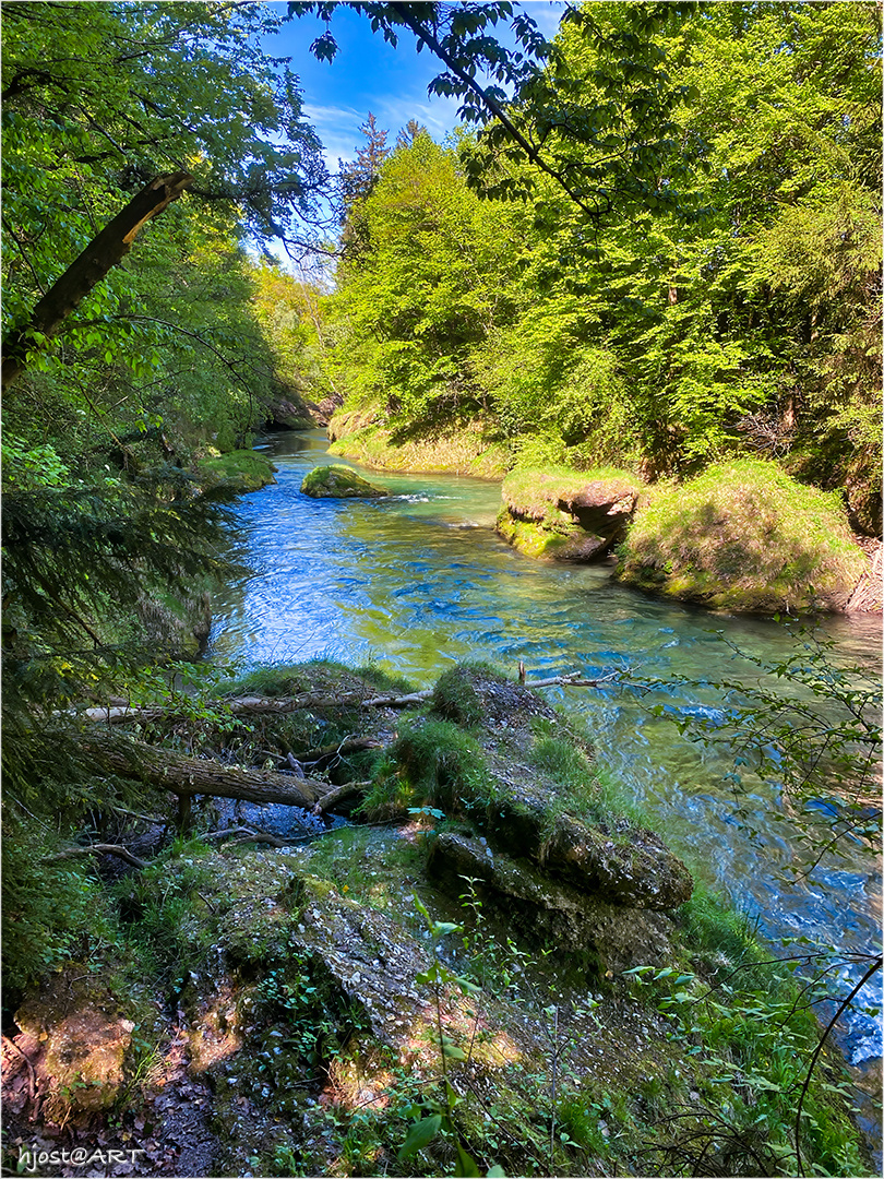 Die Erlaufschlucht ..