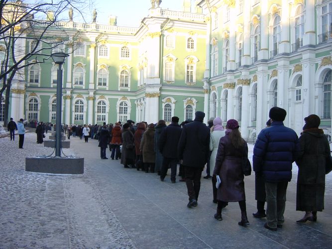Die Ermitage in St. Petersburg