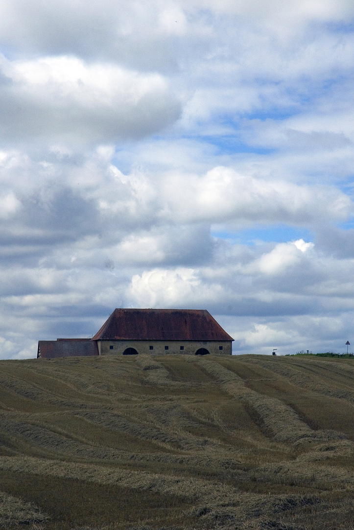 Die Ernte eingefahren