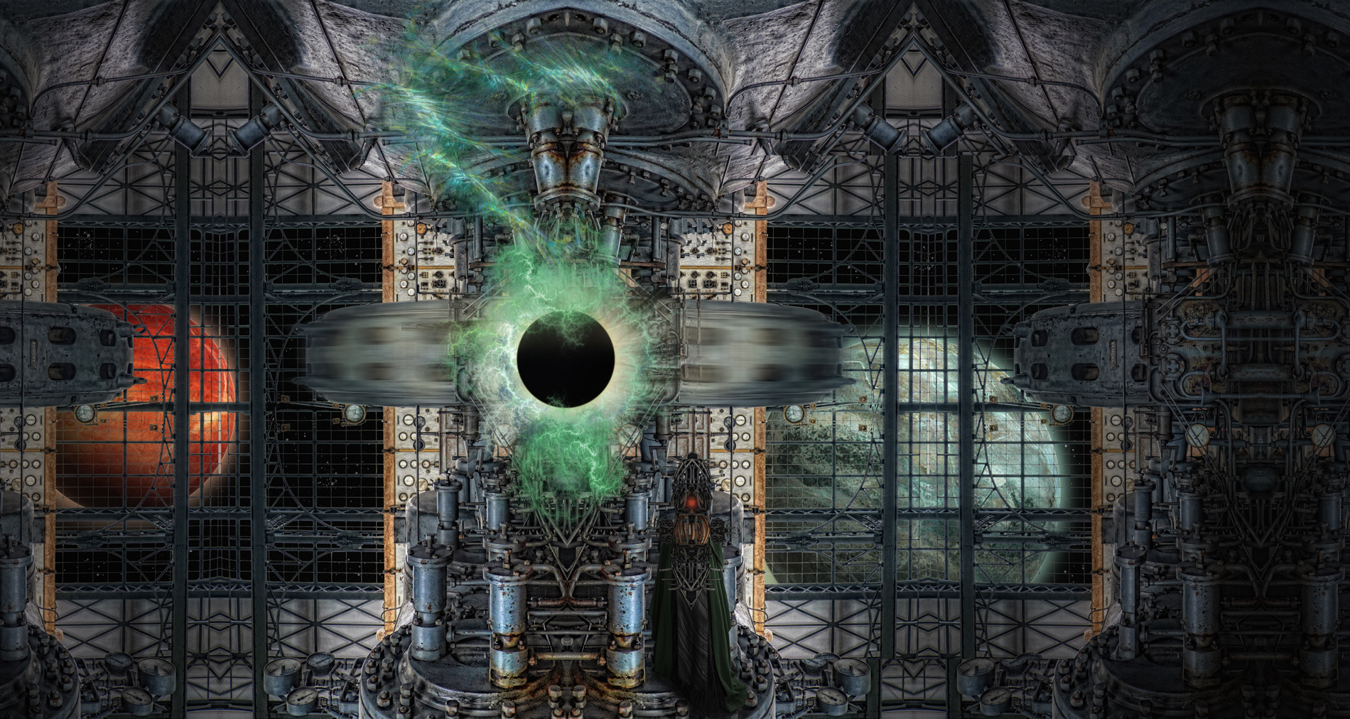 die erschaffung einer singularität Foto & Bild fotomontage, science