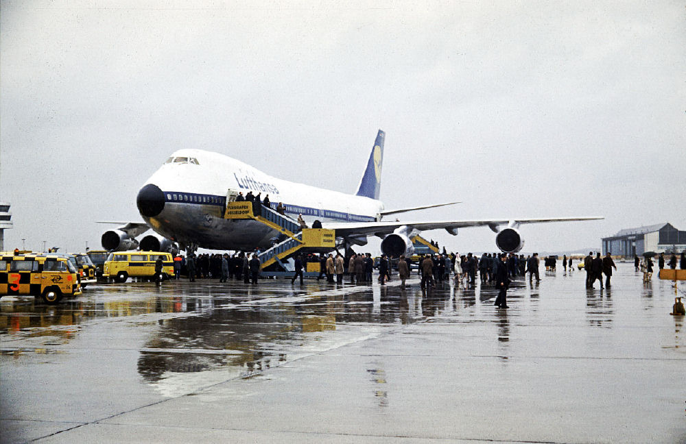 Die erste B 747 in Düsseldorf