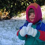 Die erste Begegnung mit dem Schnee! farbig