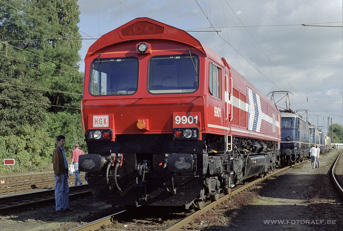 Die erste Class 66 auf dem Kontinent