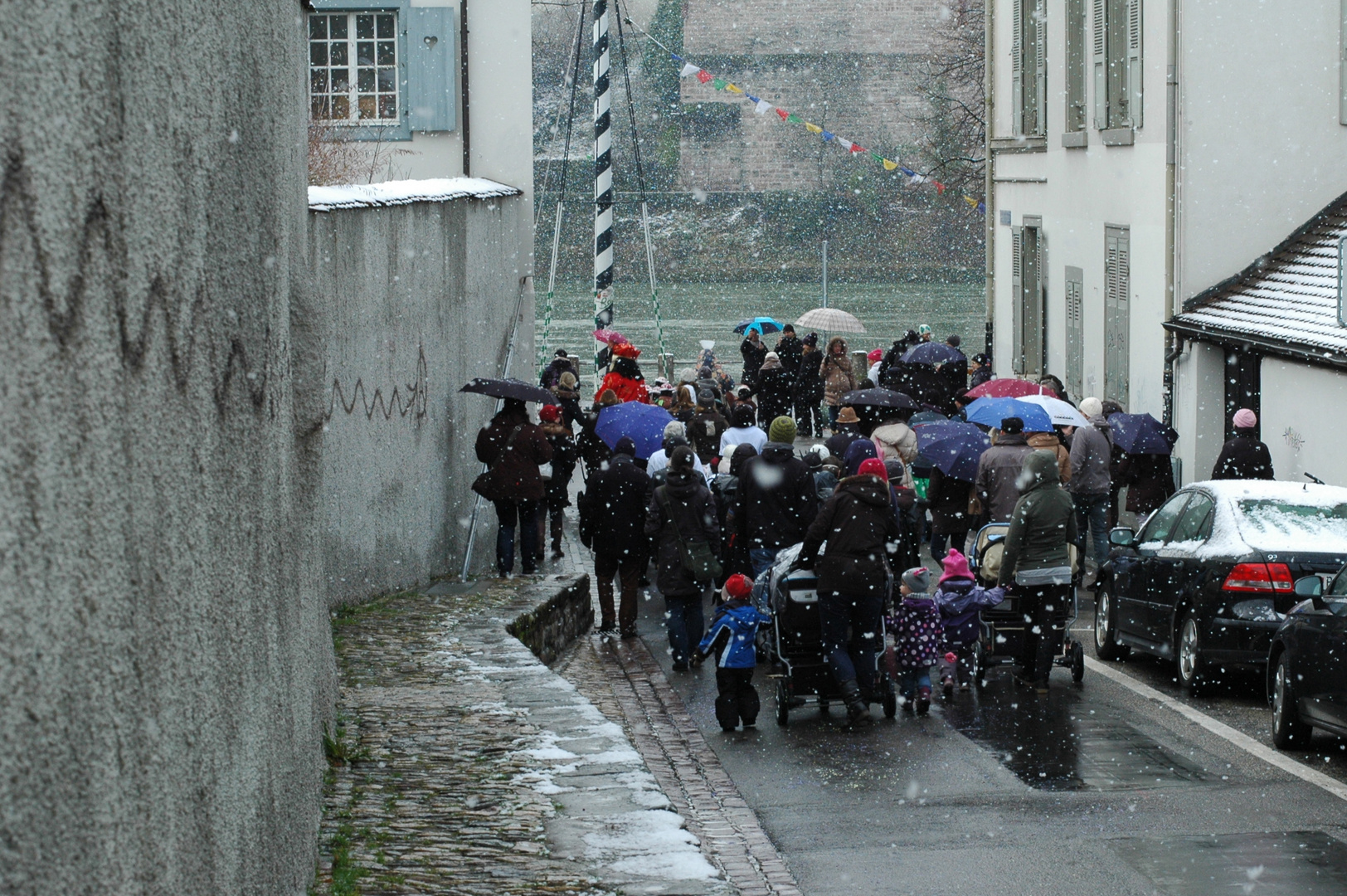 die erste Fasnacht mit dem Kindergarten