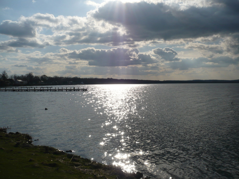 Die erste Frühlingssonne am Steinhuder Meer