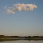 die erste wolke vor dem gewitter