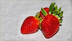 Die ersten Erdbeeren als Motiv