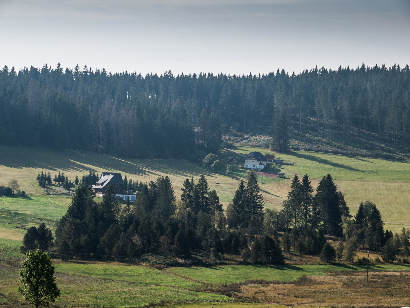 Die ersten Kilometer der Wanderung...