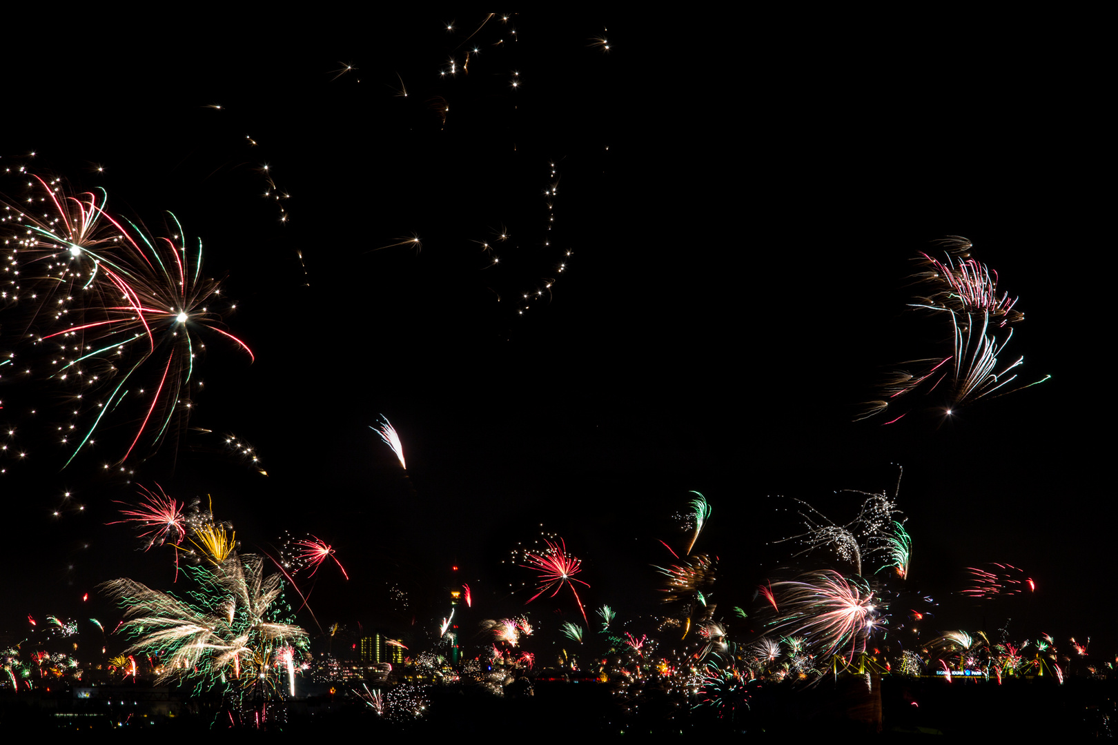 Die ersten Minuten 2014 in Dortmund