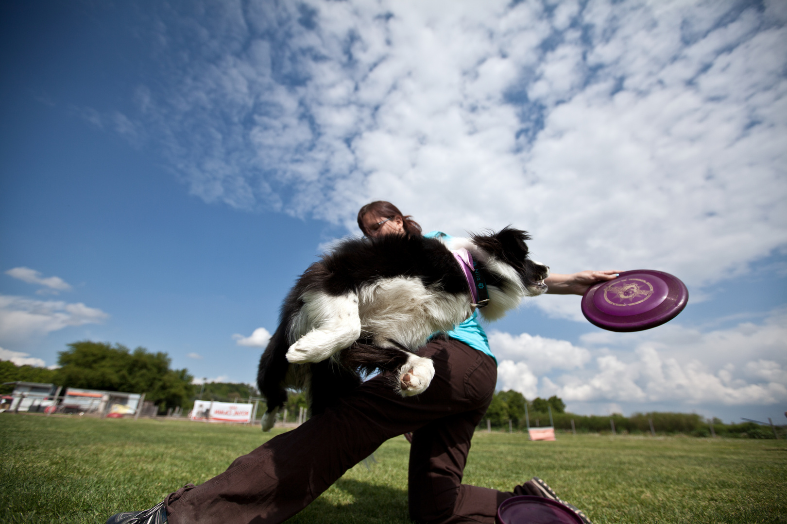 Die ersten Schritte im Frisbee ...