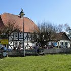 Die ersten sonnenhungrigen in Hemeln an der Weser