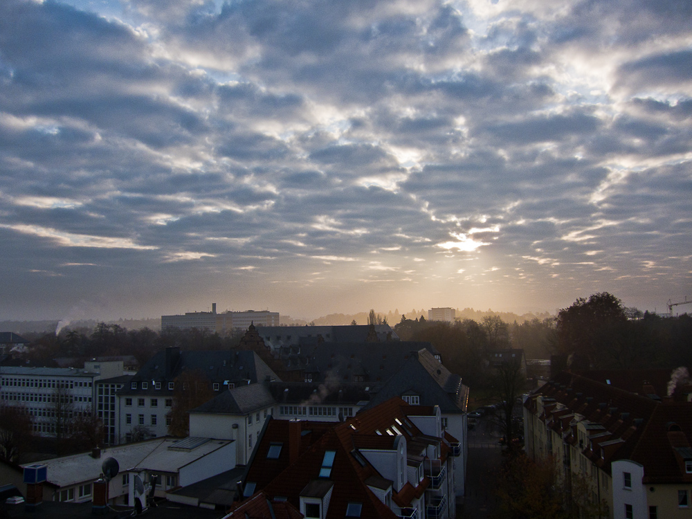 Die ersten Sonnenstrahlen