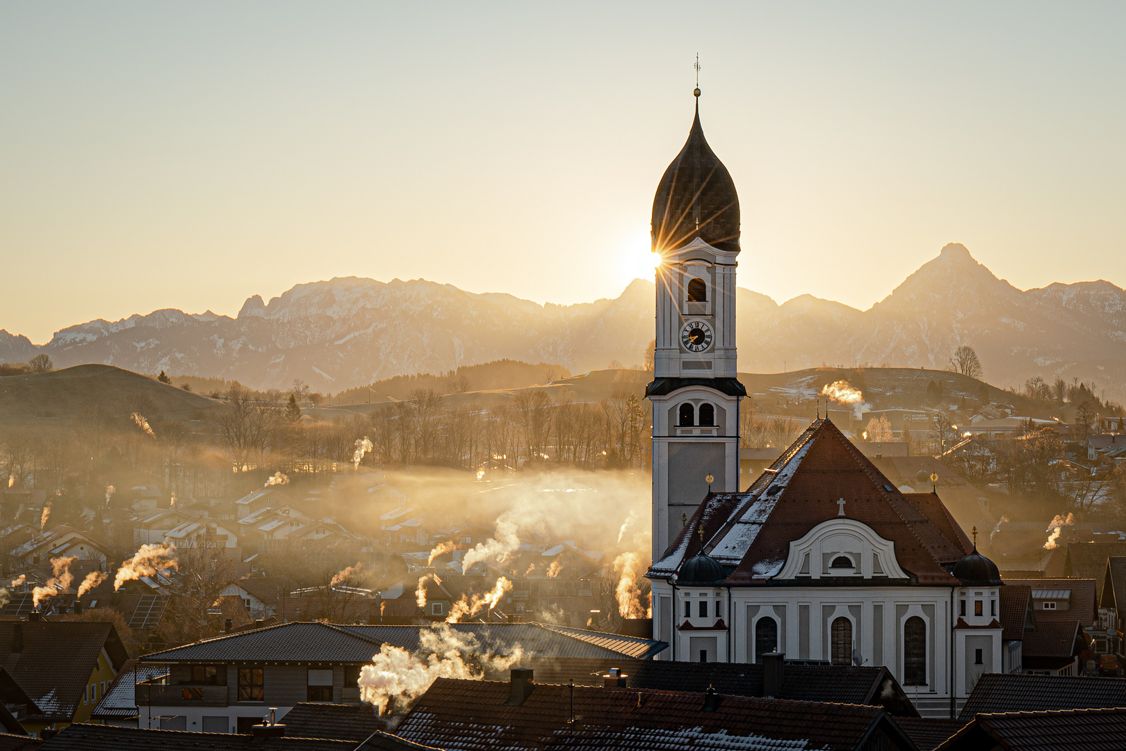 Die ersten Sonnenstrahlen