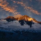 die ersten Sonnenstrahlen am großen Möseler