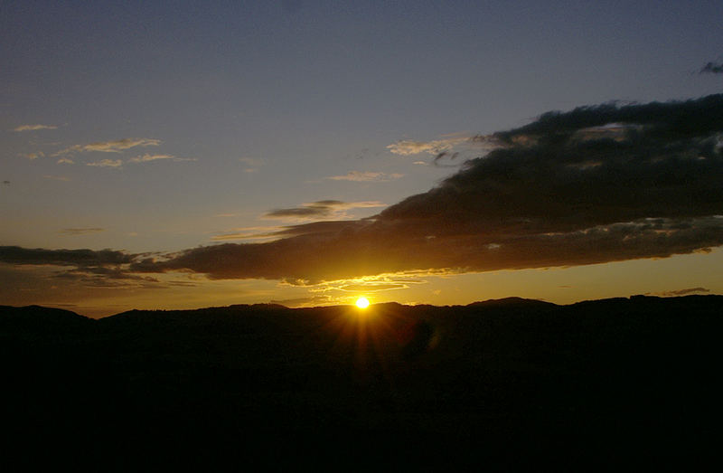 die ersten Sonnenstrahlen