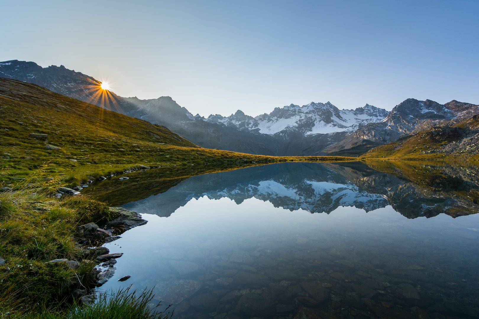 Die ersten Sonnenstrahlen