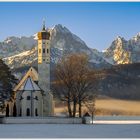 Die ersten Sonnenstrahlen erreichen St. Coloman