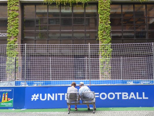 Die ersten Zuschauer....