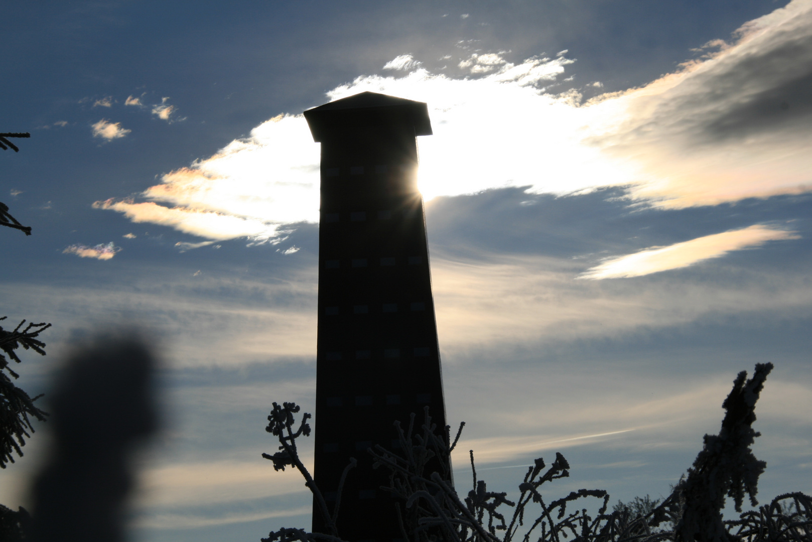 Die Eschenburg im frühen Licht