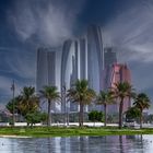 Die Etihad Towers in Abu Dhabi