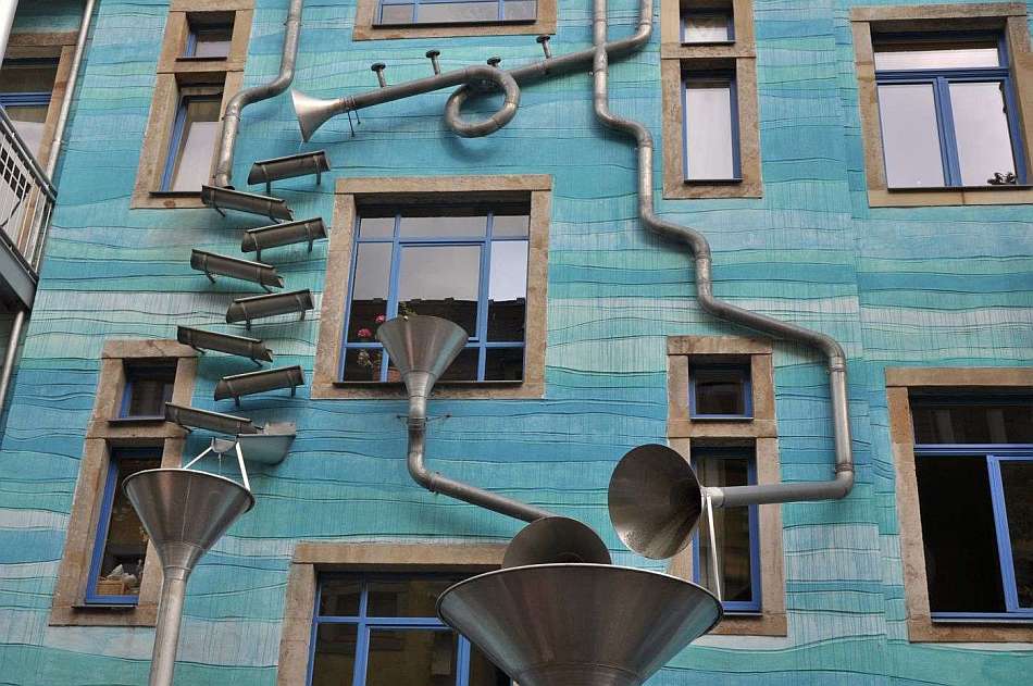 Die etwas andere Dachrinne Foto & Bild | deutschland, europe, sachsen