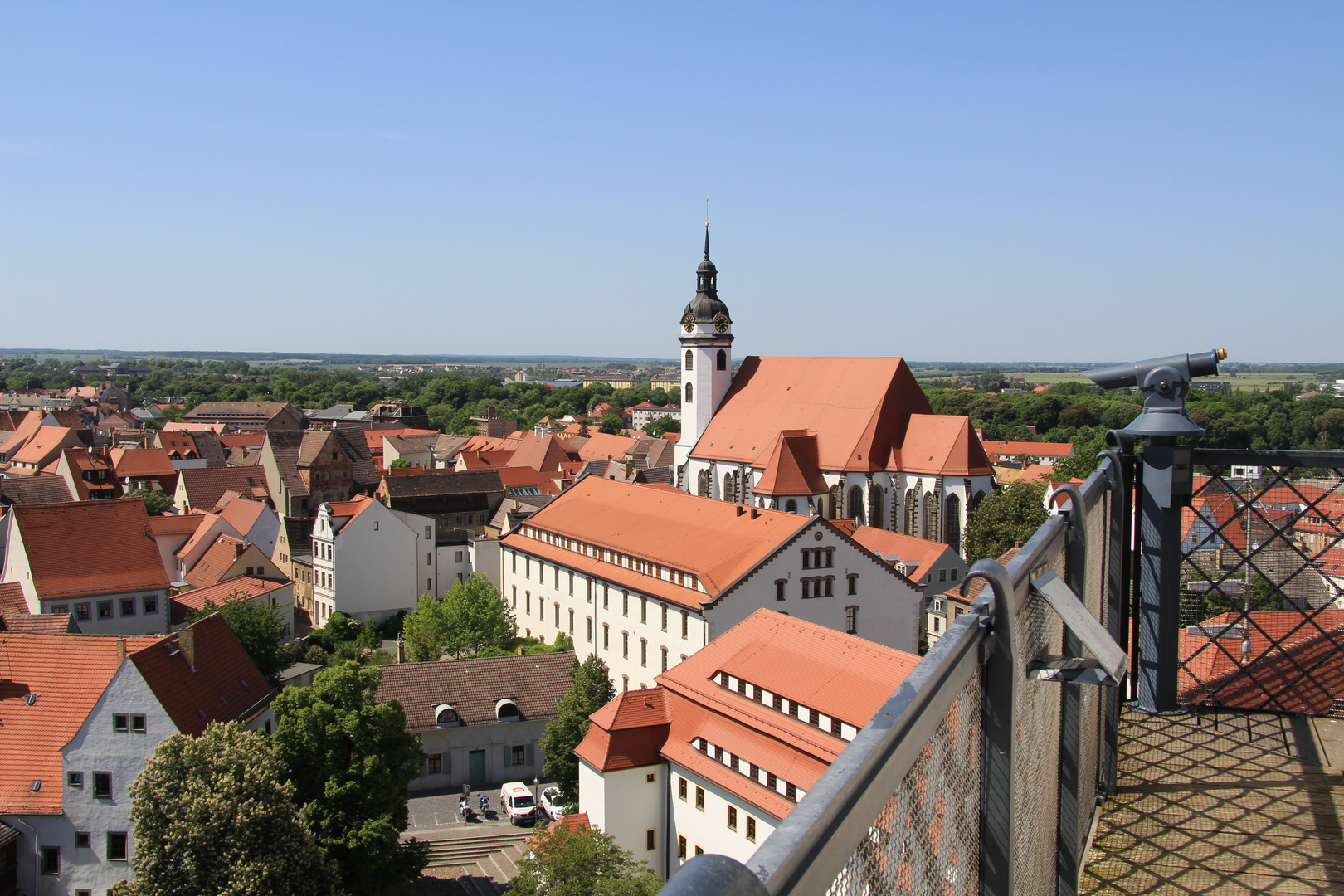 Die evangelische Kirche von Torgau (Sachsen)