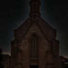 Die evangelische Kirche zu Merzig bei Nacht
