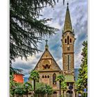 Die evangelische Trinitatis-Kirche in Arco (Gardasee)