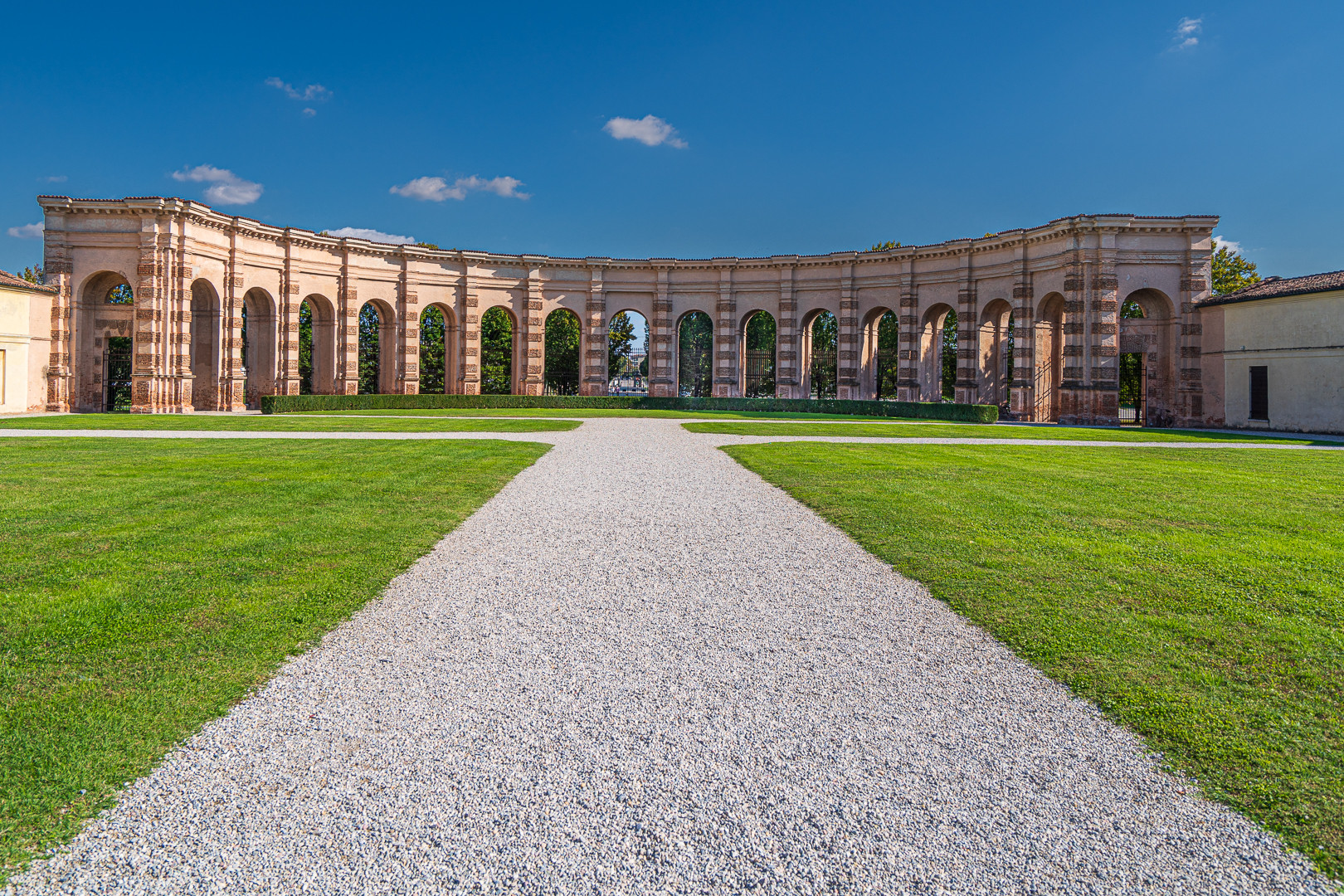 Die Exedra des Palazzo Te