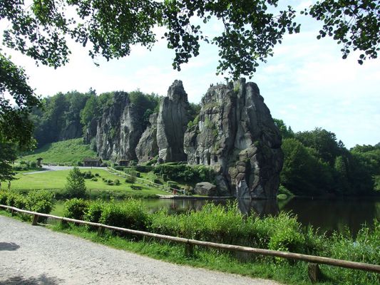 Die Externsteine bei Detmold