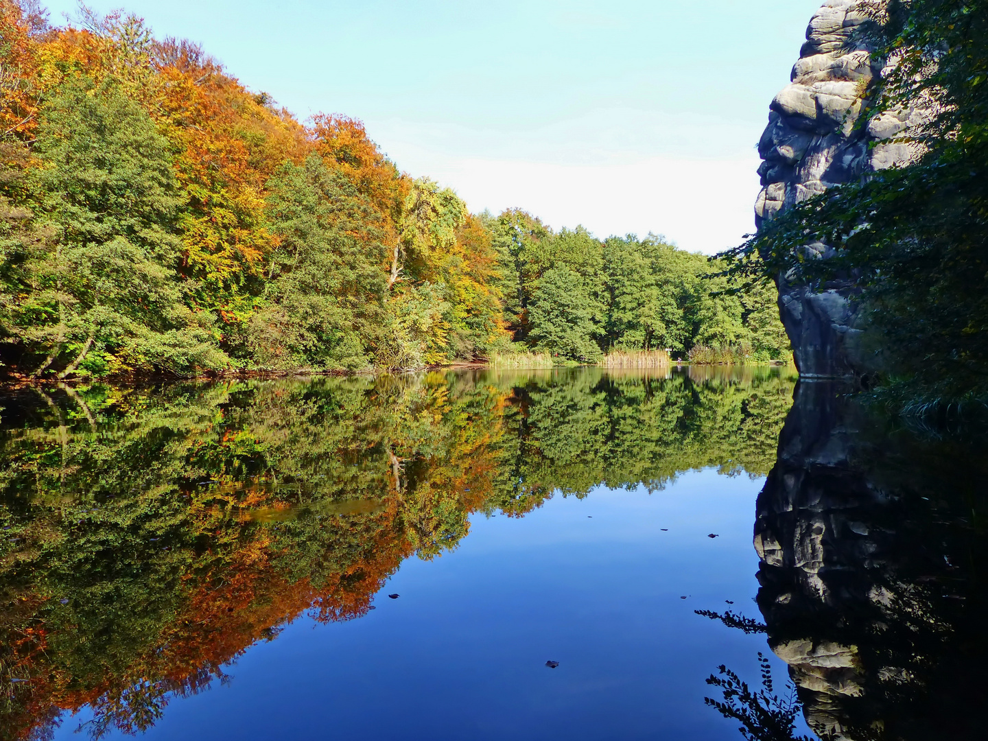 Die Externsteine im Herbst