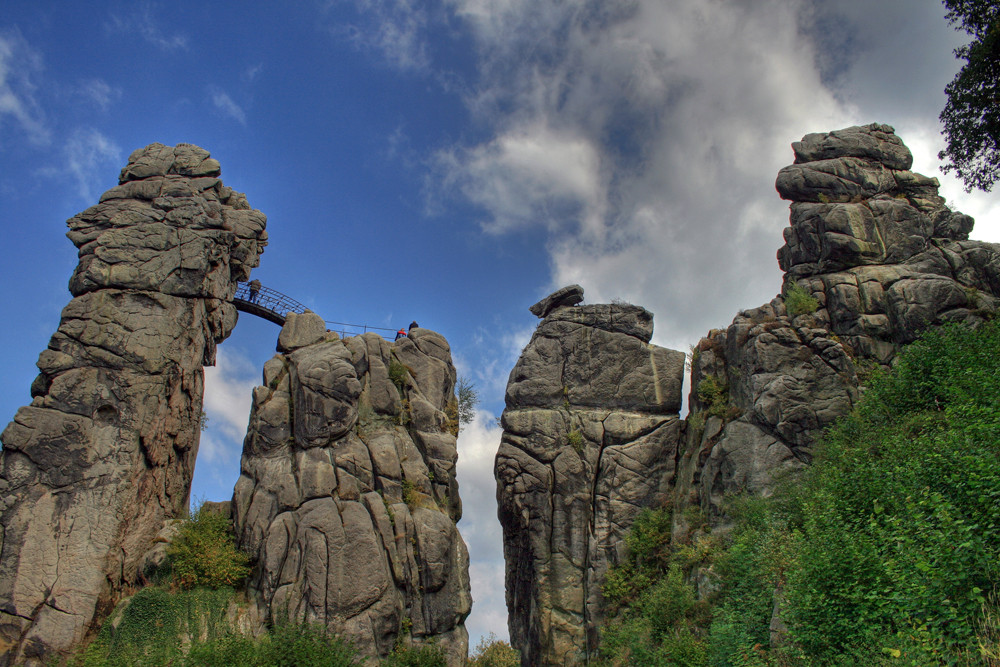 Die Externsteine im Teutoburgerwald