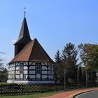 Die Fachwerkkirche Bluno....