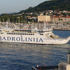 Die Fähre BIOKOVO im Hafen von Split