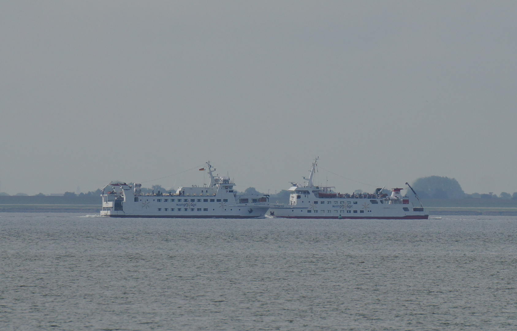 Die Fähren zwischen Harlesiel und Wangerooge