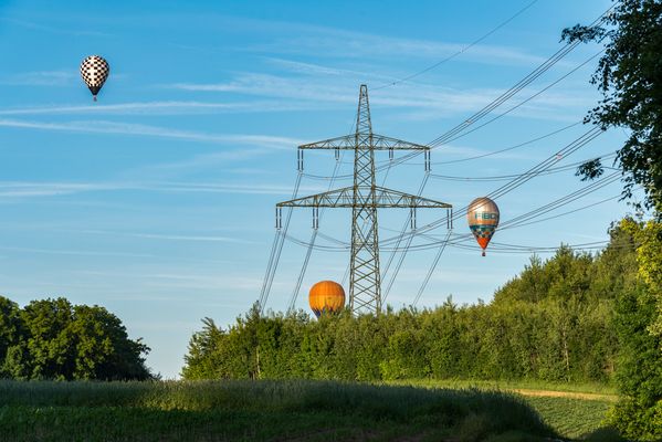 Die Fahrt mit dem Ballon