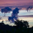 Die Familie der Wolken, sie wandern.