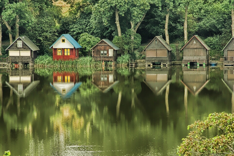 Die Farbe macht den Unterschied... Foto & Bild landschaft, bach