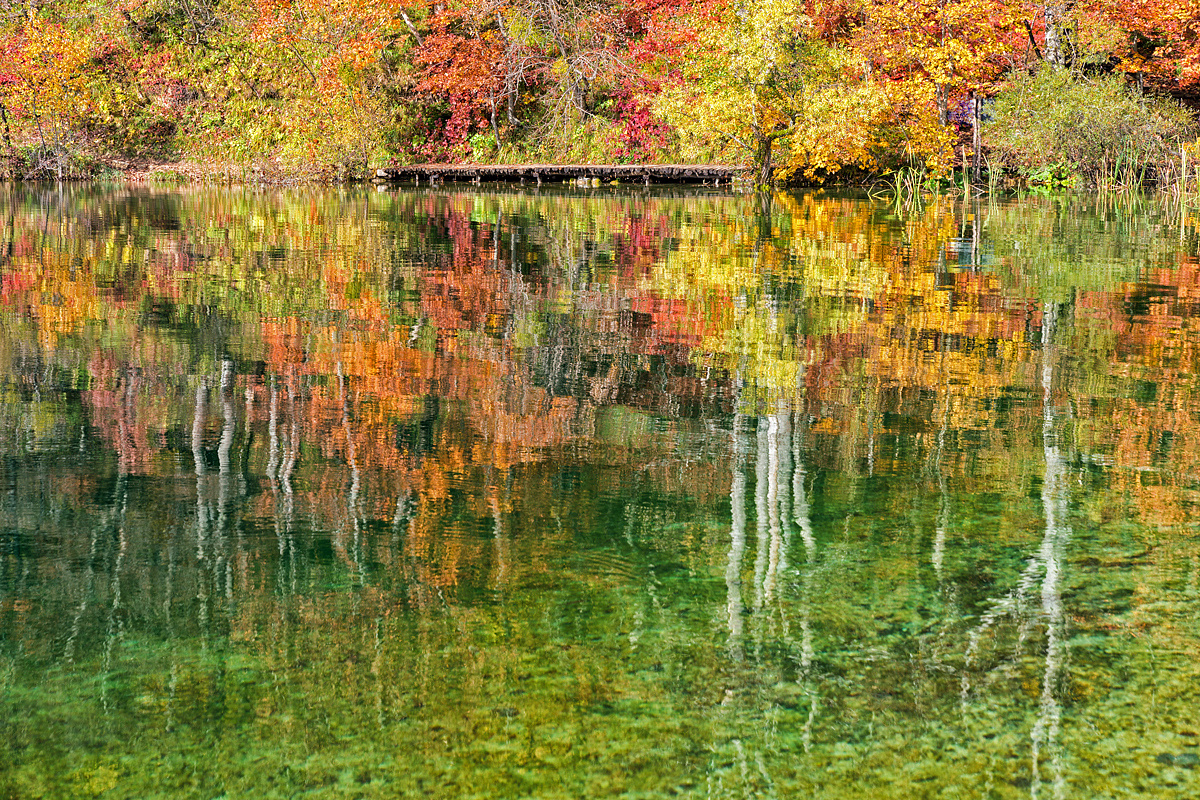 Die Farben am Plitvicer See