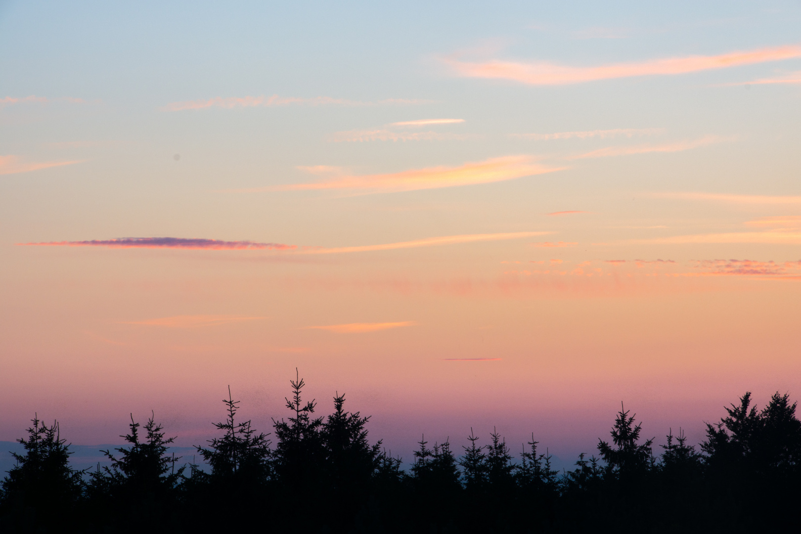 Die Farben des Sonnenuntergangs