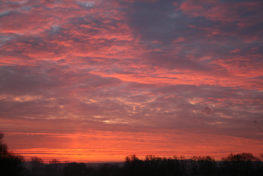 Die Farben des Wintermorgen